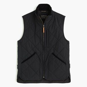 JCrew Sussex quilted vest, Navy, M